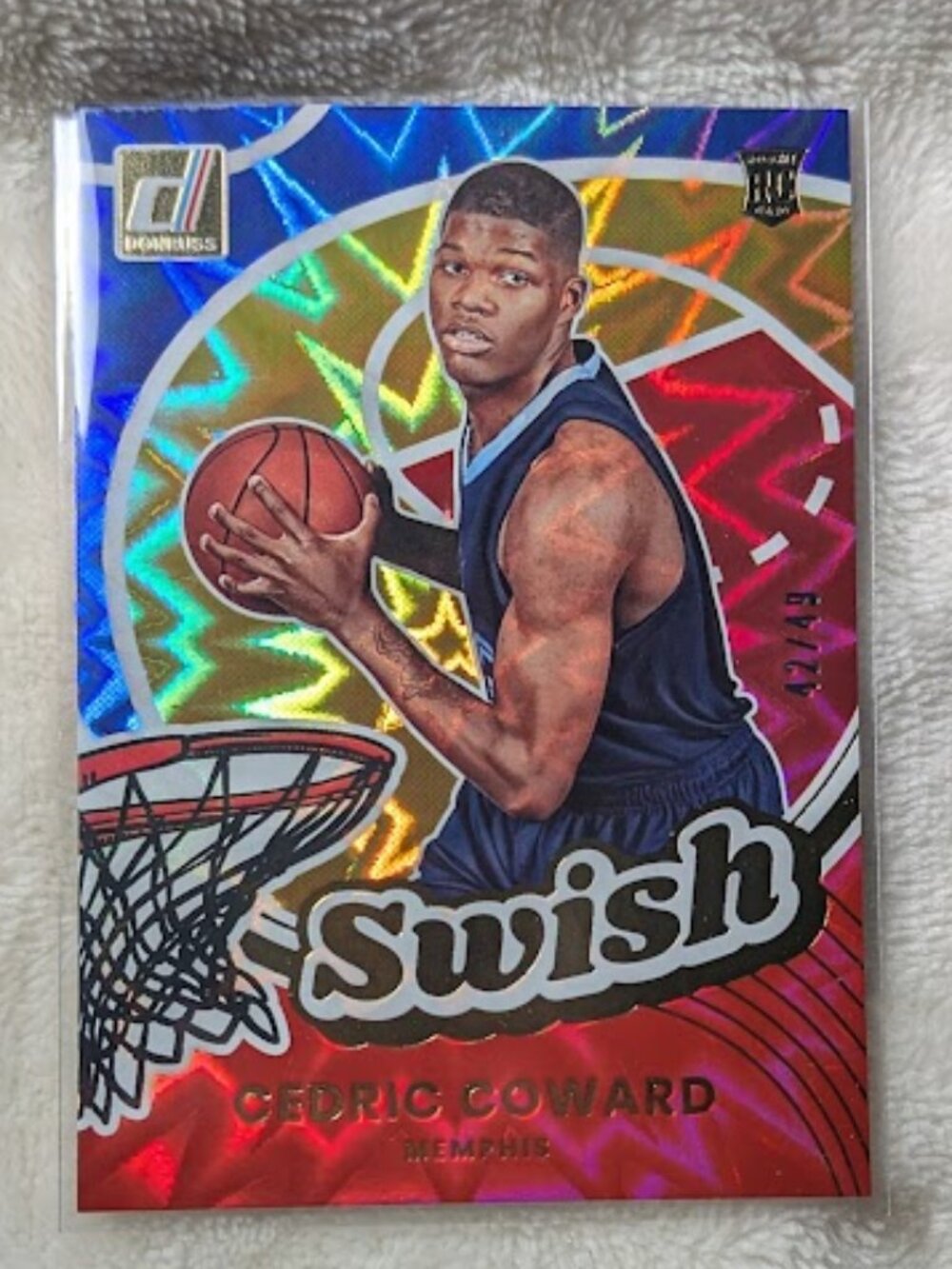 2025 Panini Swish CEDRIC COWARD #4 42/49